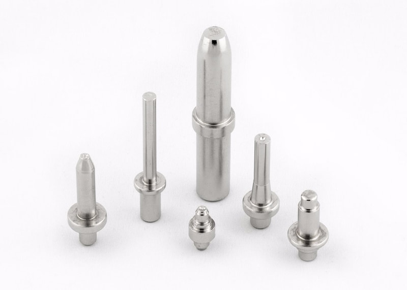 Precision collar studs with threaded and unthreaded configurations